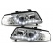 Audi A4 B5 (99-01) priekšējie lukturi, LED dayline + LED pagriezieni, hromēti