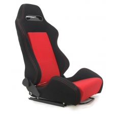 Krēsls R-LOOK, melns/sarkans, + sliedes