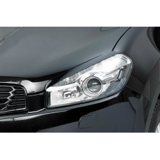 Nissan Qashqai (10-...) priekšējo lukturu uzlikas, melnas