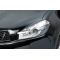 Nissan Qashqai (10-...) priekšējo lukturu uzlikas, melnas