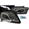 Audi Q5 (11-12) priekšējie lukturi, LED dayline, DRL, melni