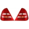 Mercedes-Benz W202 C-klase (93-00) aizmugurējie LED lukturi, sarkani 