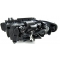 BMW F30/F31 (11-15) priekšējie lukturi, LED eņģeļacis, DRL, melni