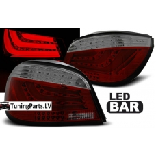 BMW E60 (03-07) aizmugurējie lukturi ar LED diodēm, tonēti