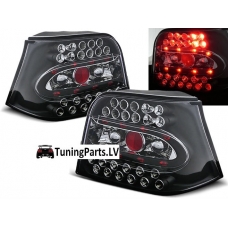 VW Golf 4 aizmugurējie LED lukturi, melni