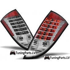 Ford Focus (98-04) 3/5D aizmugurējie LED lukturi, hromēti
