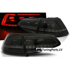 VW Golf 7 aizmugurējie LED lukturi melni