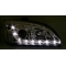Ford Focus (04-08) priekšējie LED Dayline lukturi, hromēti