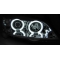 Opel Astra G (98-04) priekšējie lukturi, CCFL eņģeļ acis, hromēti