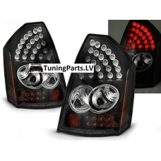 Chrysler 300C (05-08) aizmugurējie LED lukturi, melni