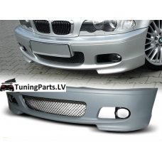 BMW E46 kupejas/kabrio (99-03) priekšējais bamperis M pack M tech style