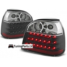 VW Golf 3 aizmugurējie LED lukturi, melni 