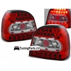 VW Golf 3 aizmugurējie LED lukturi, sarkani 