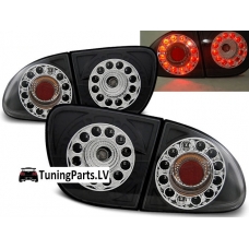 Seat Leon (99-04) aizmugurējie LED lukturi, melni 