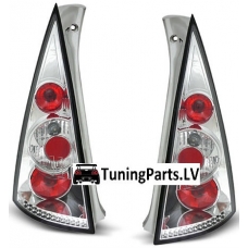 Citroen C3 (02-05) aizmugurējie lukturi, hromēti