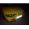 Renault Megane (96-99)/Scenic (96-99) priekšējie lukturi, enģeļ acis, melni