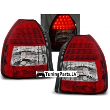 Honda Civic (95-01) 3 durvju hečbeka aizmugurējie LED lukturi