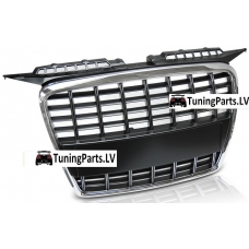 Audi A3 8P (05-08) priekšējā reste, melna/hromēta, S8 Look