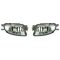 Mercedes-benz W210 E-klase (99-02); R170 SLK-klase (96-00); W208 CLK-klase (97-02) miglas lukturi