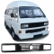 VW Bus T2 T3 (79-92) priekšējā reste, melna