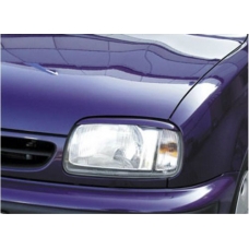 Nissan Micra (93-01) priekšējo lukturu uzlikas, melnas