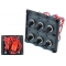 Sledži 12V SPST/ON-OFFx6, 3B 15A IP68