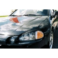 Honda CRX Del Sol (93-97) priekšējo lukturu uzlikas, melnas