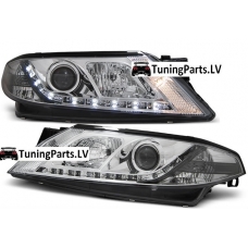 Renault Laguna (01-05) priekšējie LED Dayline lukturi, hromēti