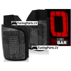 VW T6 (15-19) aizmugurējie LED lukturi, tonēti (Lukturiem ar spūldzēm), Transporter 2 durvis