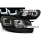 VW Golf 6 priekšējie LED dayline lukturi, DRL, melni, black line