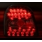 VW Golf 3 aizmugurējie LED lukturi, sarkani 