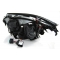 BMW E60/E61 (03-07) priekšējie lukturi, LED eņģeļacis, melni