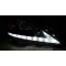 Lexus IS (06-13) priekšējie LED Dayline lukturi, melni, DRL