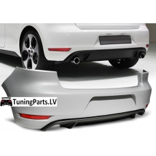 VW Golf 6 aizmugurējais bamperis GTI Style, dubultais