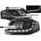 Audi A3 8P (03-08) priekšējie lukturi, LED dayline, melni