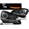 Mercedes Benz W204 C-class (11-14) priekšējie LED Dayline lukturi, melni