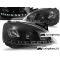 Opel Corsa C (01-06) priekšējie LED Dayline lukturi, melni