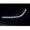 Peugeot 207 (06-12) priekšējie LED Dayline lukturi, melni