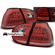 VW Golf 5 aizmugurējie LED lukturi, sarkani