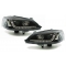 Opel Astra G (98-04) priekšējie lukturi, LED Dayline, melni
