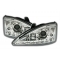 Ford Focus (98-01) priekšējie LED Dayline lukturi, hromēti
