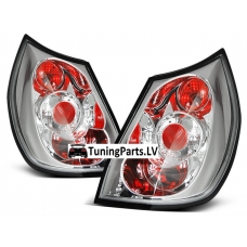 Renault Scenic (03-06) aizmugurējie lukturi, hromēti