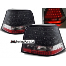 VW Golf 4 aizmugurējie LED lukturi, melni