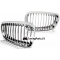 BMW E87/E81/E82/E88 (07-13) priekšējās restes, hromētas  