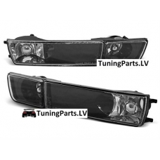 VW Golf 3; Vento miglas lukturi + pagriezieni, melni