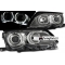 BMW E46 sedana/touringa (01-05) priekšējie lukturi, Led eņģeļ acis, hromēti BMW E46 sedana/touringa (01-05) priekšējie lukturi, Led eņģeļ acis, hromēti