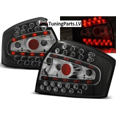 Audi A4 B6 (01-04) aizmugurējie LED lukturi, melni