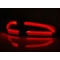 Seat Ibiza 6L (02-08) aizmugurējie lukturi LED, melni