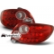 Peugeot 206 (98-06) aizmugurējie LED lukturi, sarkani