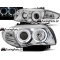 BMW E81/E82/E87/E88 priekšējie lukturi, eņģeļ acis, hromēti